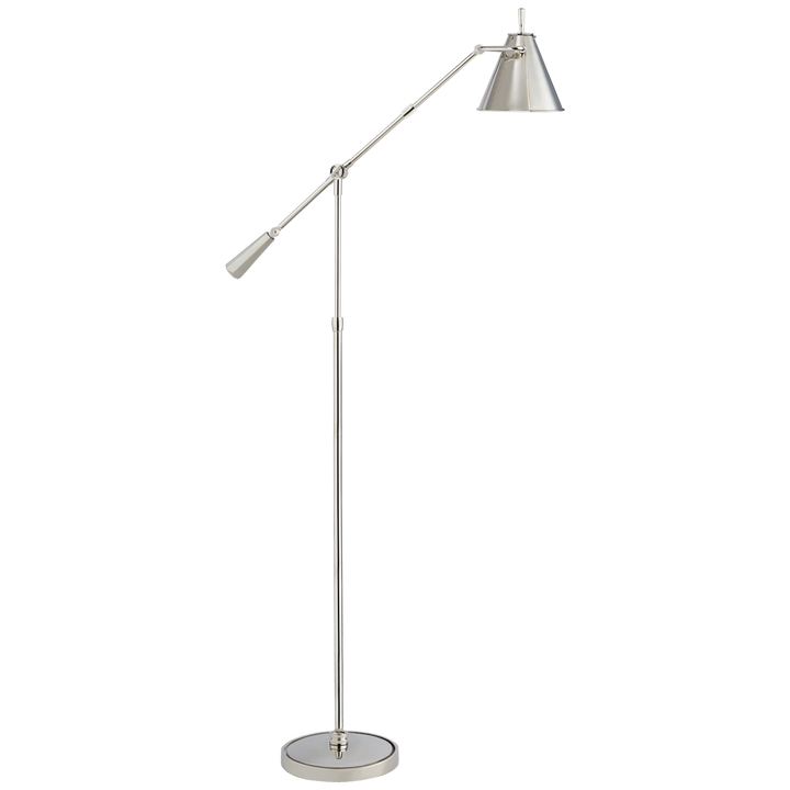 Gibson Floor Lamp-Visual Comfort-VISUAL-TOB 1536PN-Floor LampsPolished Nickel-1-France and Son