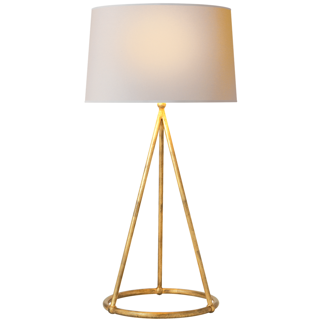 Nonnie Tapered Table Lamp-Visual Comfort-VISUAL-TOB 3026GI-NP-Table LampsGilded Iron-5-France and Son