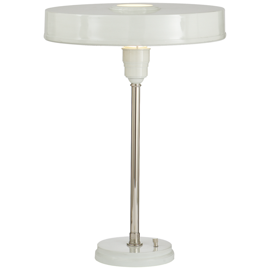 Chindy Table Lamp-Visual Comfort-VISUAL-TOB 3190PN/WHT-Table LampsAntique White-1-France and Son