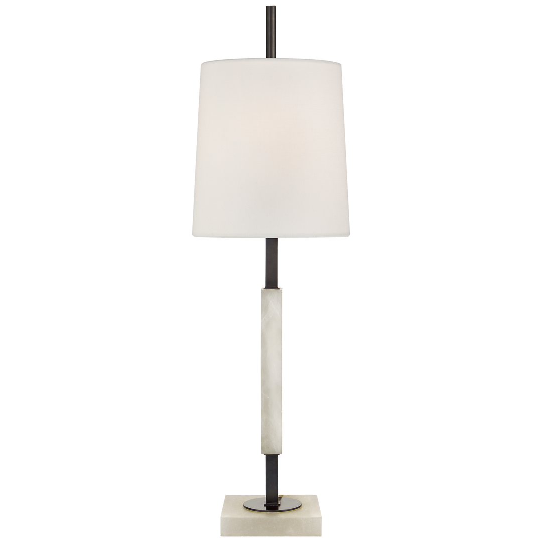 Lipton Medium Table Lamp-Visual Comfort-VISUAL-TOB 3627BZ/ALB-L-Table LampsBronze-1-France and Son