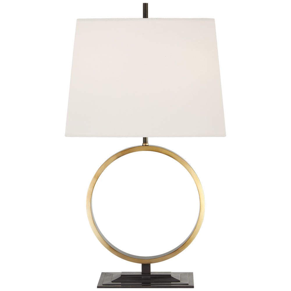 Sawyer Medium Table Lamp-Visual Comfort-VISUAL-TOB 3630BZ/HAB-L-Table LampsBronze with Antique Brass-2-France and Son