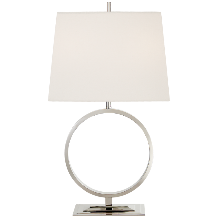 Sawyer Medium Table Lamp-Visual Comfort-VISUAL-TOB 3630PN-L-Table LampsPolished Nickel-4-France and Son