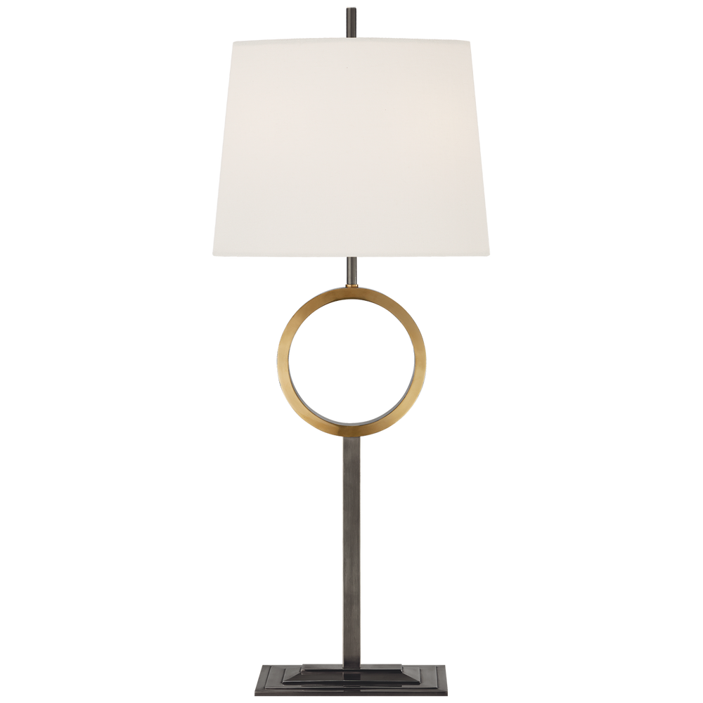 Sawyer Medium Buffet Lamp-Visual Comfort-VISUAL-TOB 3631BZ/HAB-L-Table LampsBronze with Antique Brass-2-France and Son