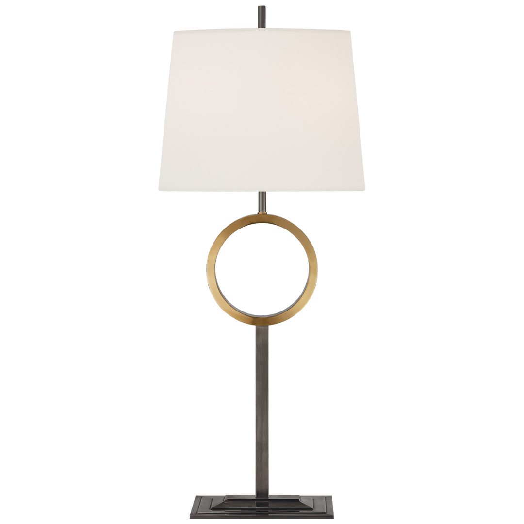 Sawyer Medium Buffet Lamp-Visual Comfort-VISUAL-TOB 3631BZ/HAB-L-Table LampsBronze with Antique Brass-2-France and Son