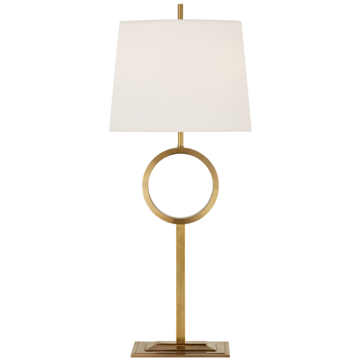 Sawyer Medium Buffet Lamp-Visual Comfort-VISUAL-TOB 3631HAB-L-Table LampsHand-Rubbed Antique Brass-3-France and Son