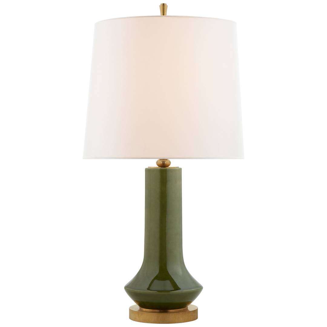 Larry Large Table Lamp-Visual Comfort-VISUAL-TOB 3657EMG-L-Table LampsEmerald Green-2-France and Son