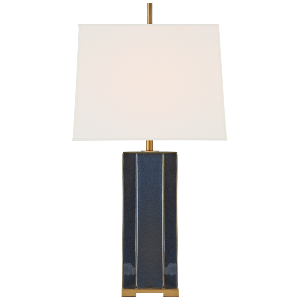 Nelly Medium Table Lamp-Visual Comfort-VISUAL-TOB 3681MBB-L-Table LampsMixed Blue Brown-2-France and Son