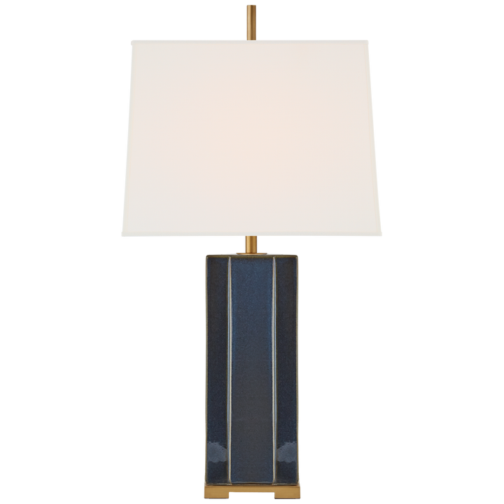 Nelly Medium Table Lamp-Visual Comfort-VISUAL-TOB 3681MBB-L-Table LampsMixed Blue Brown-2-France and Son