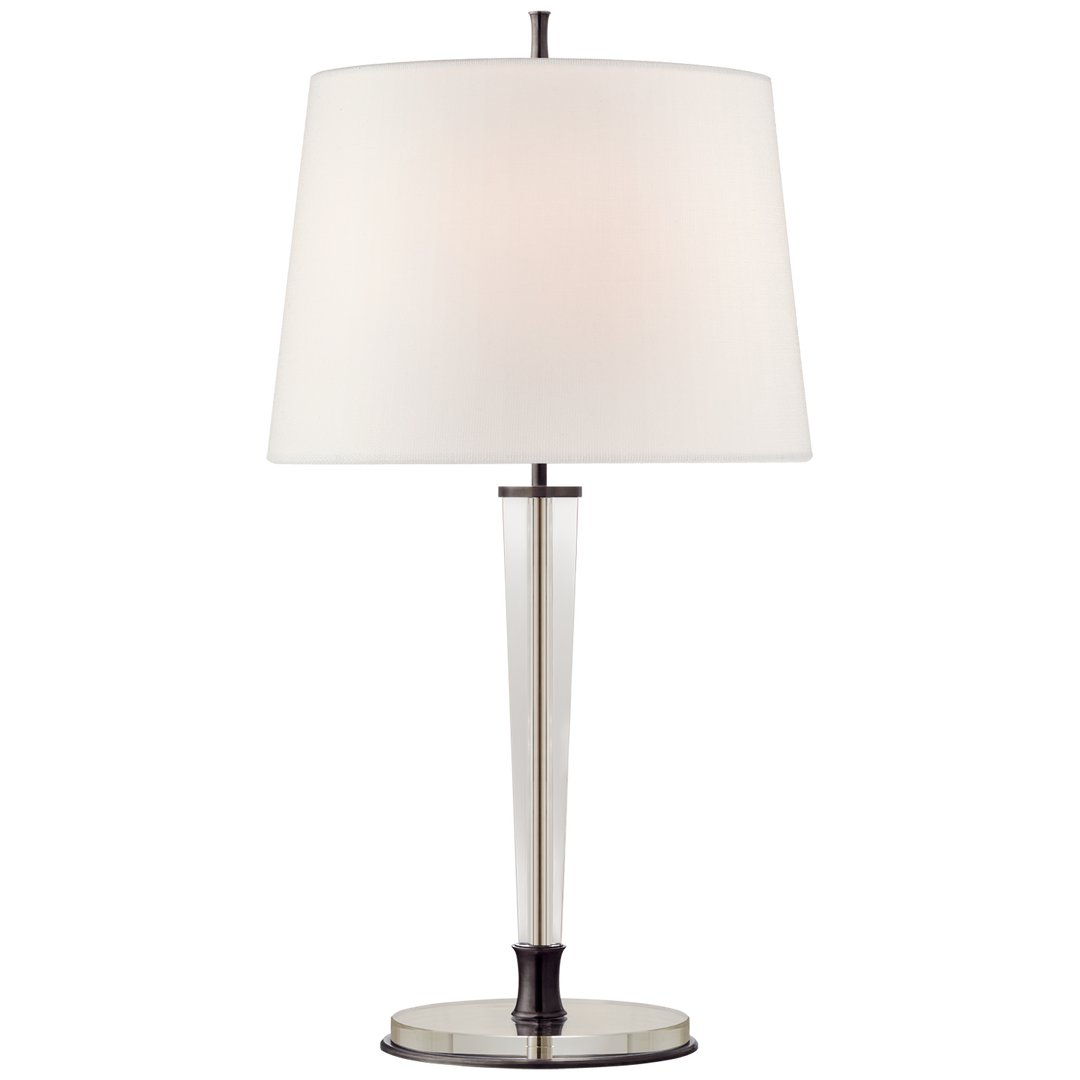 Laura Large Table Lamp-Visual Comfort-VISUAL-TOB 3942BZ-L-Table LampsBronze and Crystal-1-France and Son