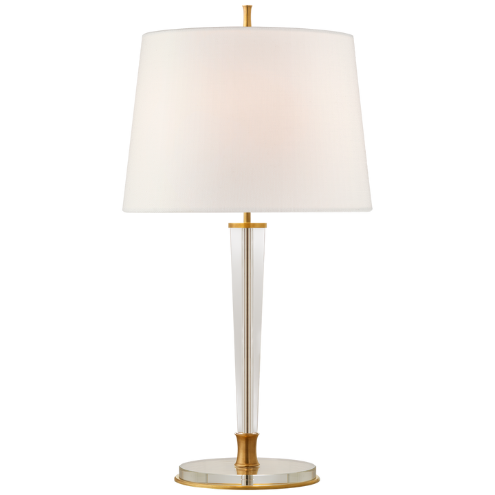 Laura Large Table Lamp-Visual Comfort-VISUAL-TOB 3942HAB-L-Table LampsHand-Rubbed Antique Brass and Crystal-2-France and Son