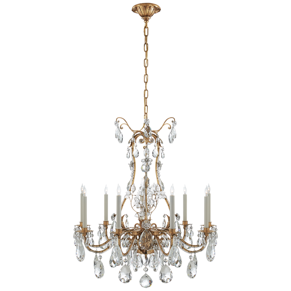 Youmie Chandelier-Visual Comfort-VISUAL-TOB 5470GI-ChandeliersGilded Iron-2-France and Son