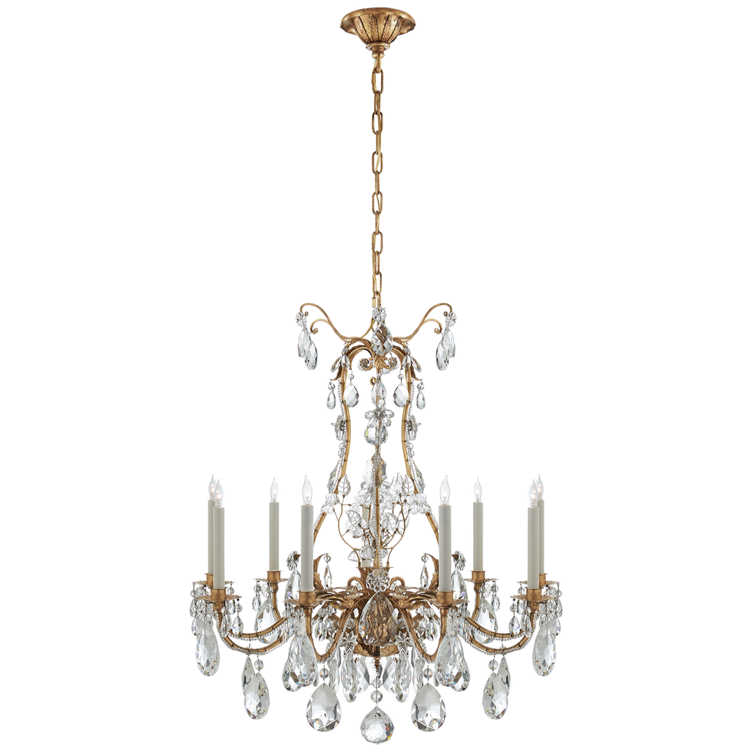 Youmie Chandelier-Visual Comfort-VISUAL-TOB 5470GI-ChandeliersGilded Iron-2-France and Son