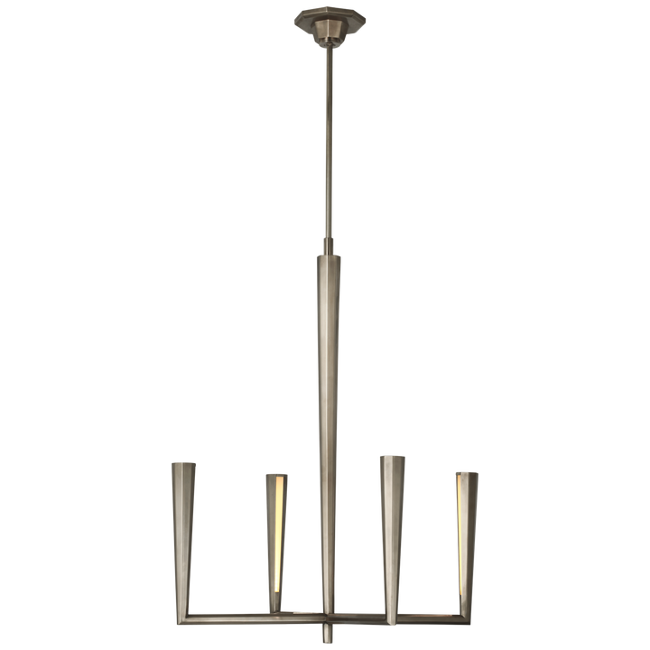 Gaviscon Chandelier-Visual Comfort-VISUAL-TOB 5710AN-ChandeliersSmall-Antique Nickel-1-France and Son