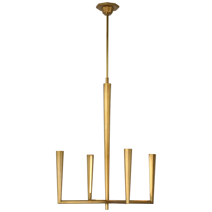 Gaviscon Chandelier-Visual Comfort-VISUAL-TOB 5710HAB-ChandeliersSmall-Hand-Rubbed Antique Brass-3-France and Son