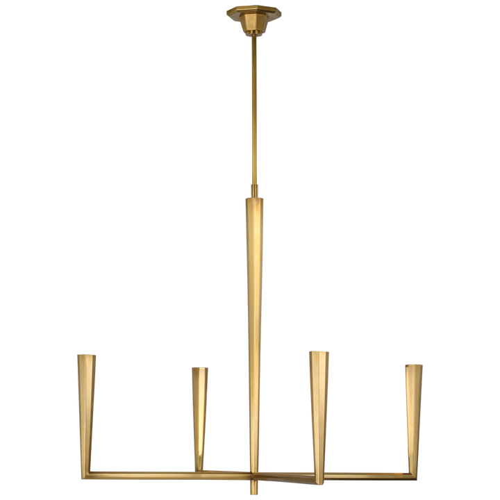 Gaviscon Chandelier-Visual Comfort-VISUAL-TOB 5712HAB-ChandeliersLarge-Hand-Rubbed Antique Brass-7-France and Son