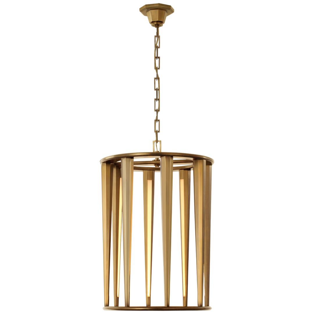 Gaviscon Medium Lantern-Visual Comfort-VISUAL-TOB 5718HAB-PendantsHand-Rubbed Antique Brass-3-France and Son