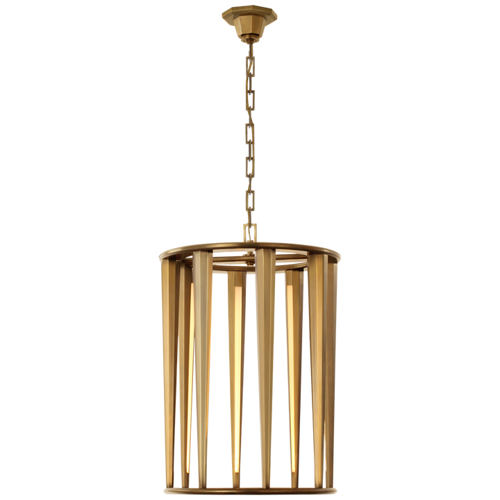 Gaviscon Medium Lantern-Visual Comfort-VISUAL-TOB 5718HAB-PendantsHand-Rubbed Antique Brass-3-France and Son