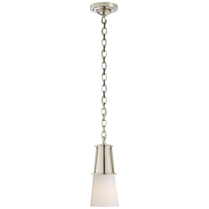 Rudyard Pendant-Visual Comfort-VISUAL-TOB 5751PN-WG-PendantsSmall-Polished Nickel-White Glass-10-France and Son