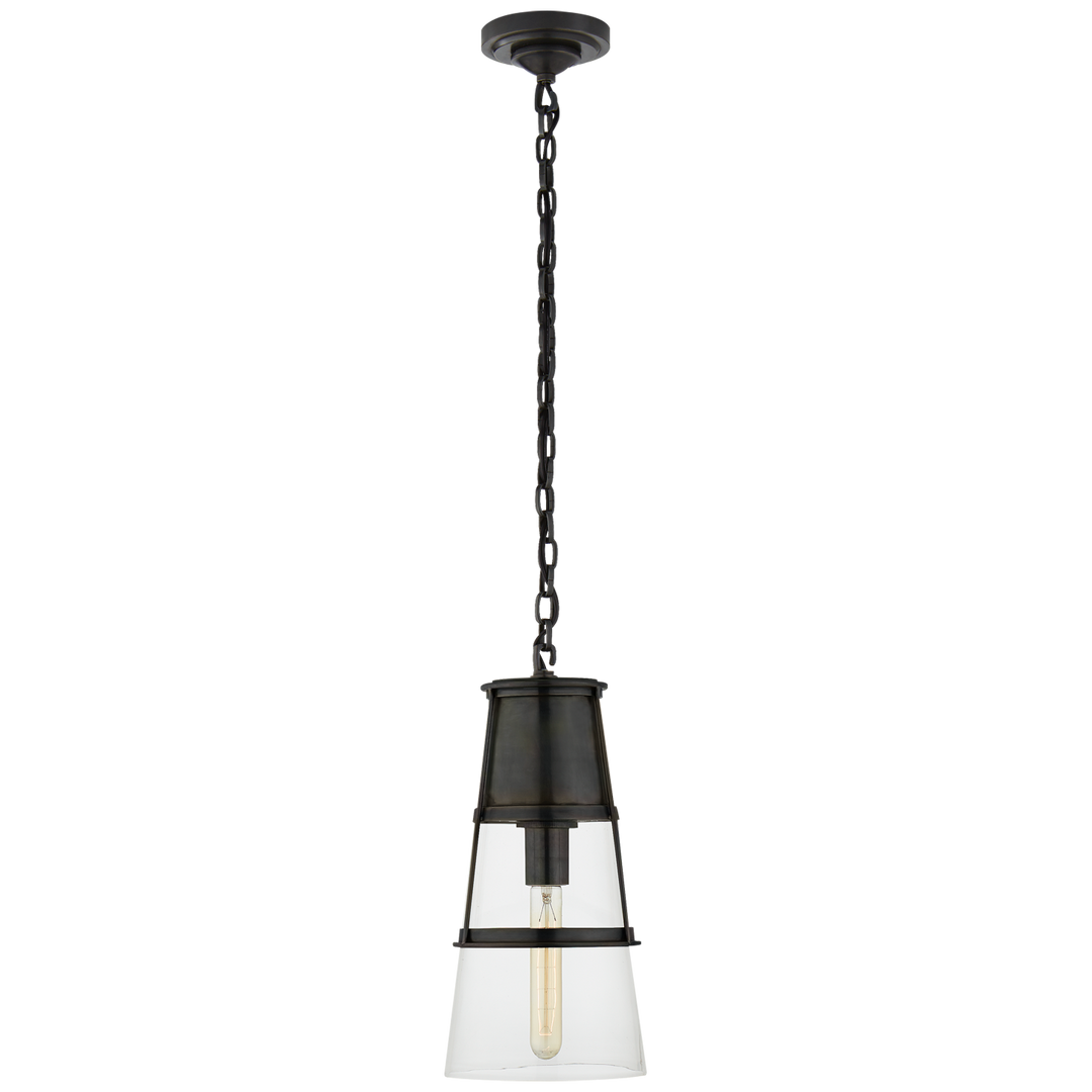 Rudyard Pendant-Visual Comfort-VISUAL-TOB 5752BZ-CG-PendantsMedium-Bronze-Clear Glass-11-France and Son