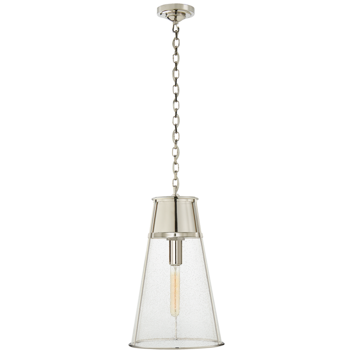 Rudyard Pendant-Visual Comfort-VISUAL-TOB 5753PN-SG-PendantsLarge-Polished Nickel-Seed Glass-25-France and Son