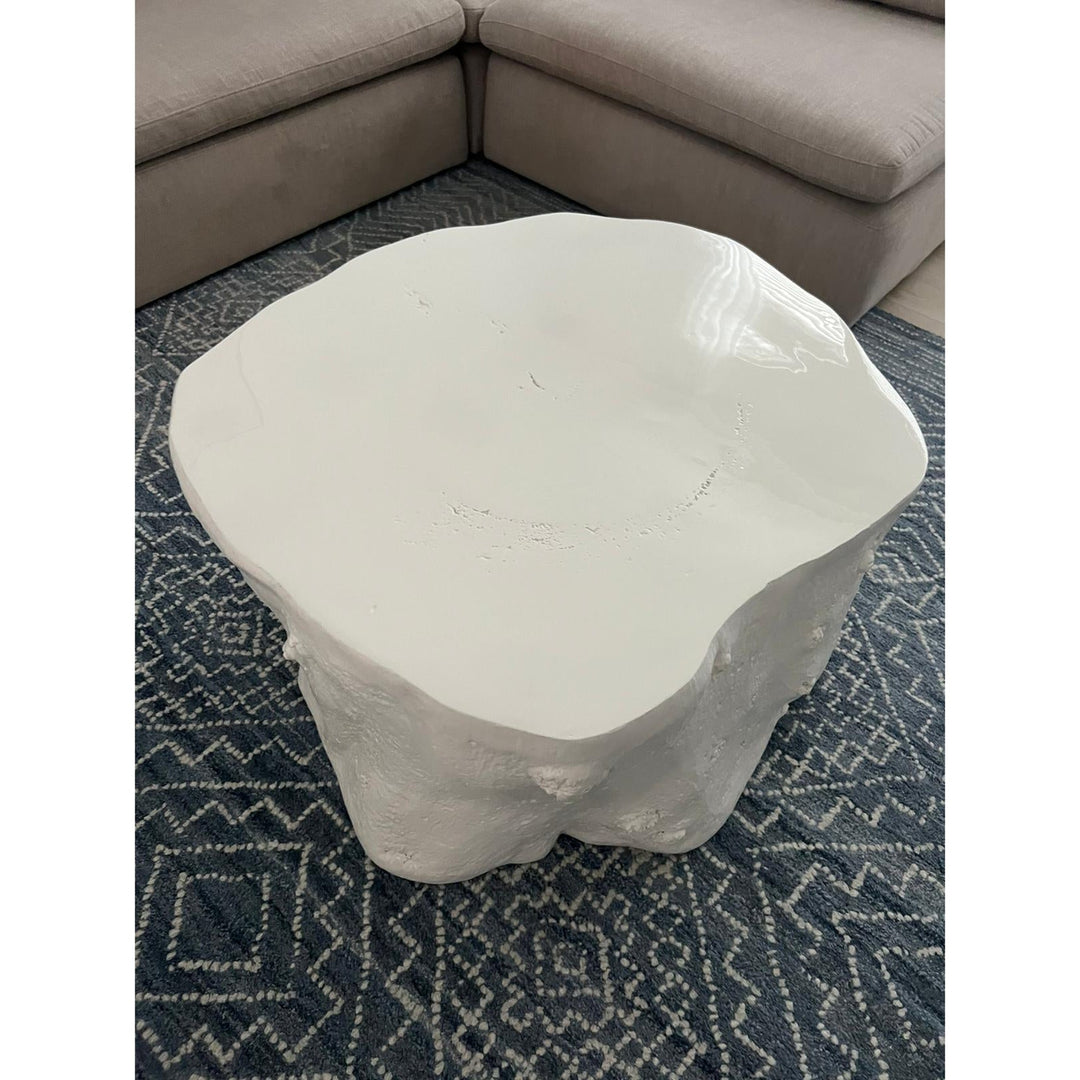 Log Coffee Table - White-Phillips Collection-PHIL-PH105533-Coffee Tables-5-France and Son