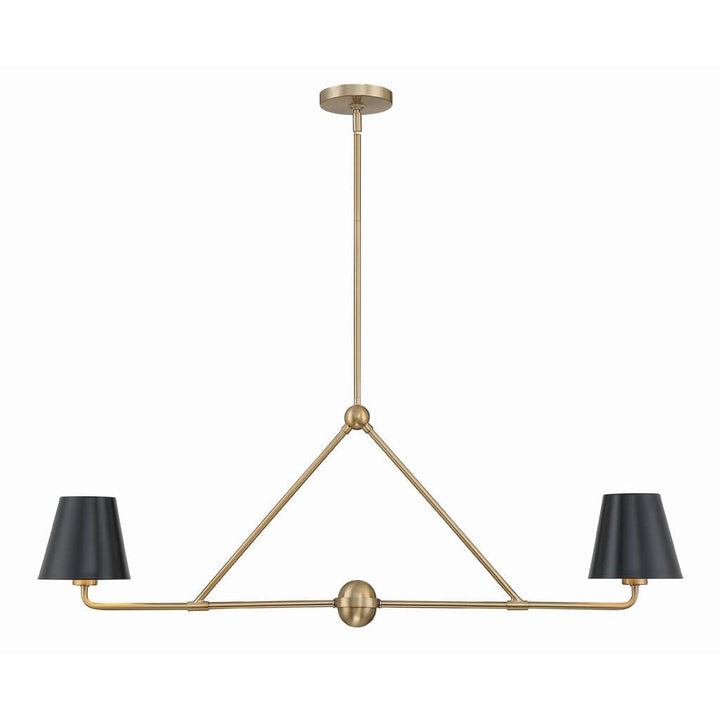 Xavier 2 Light Chandelier-Crystorama Lighting Company-CRYSTO-XAV-B9302-VG-ChandeliersGold-5-France and Son