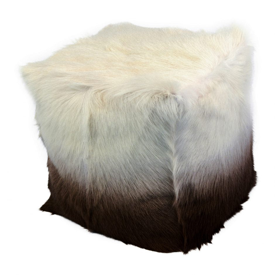 Goat Fur Pouf Cappuccino Ombre-Moes-MOE-XU-1010-14-Decor-1-France and Son