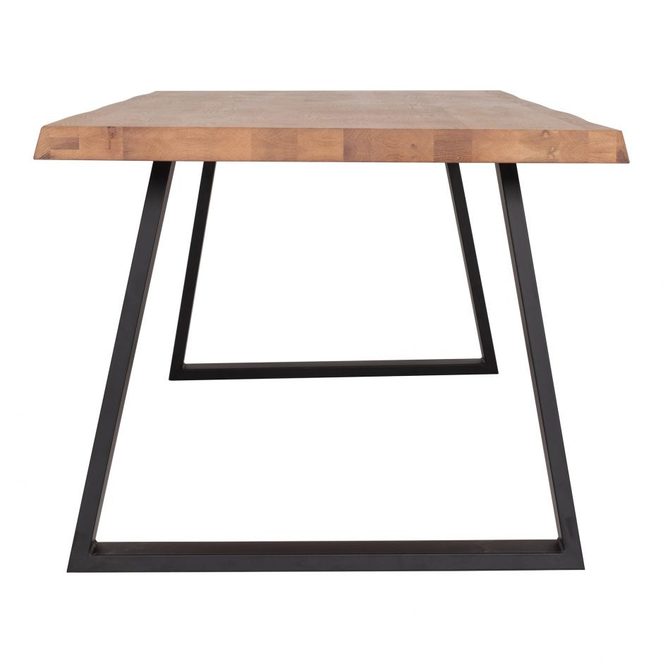 Mila Live Edge Rectangular Dining Table-Moes-MOE-YC-1009-24-Dining Tables-3-France and Son
