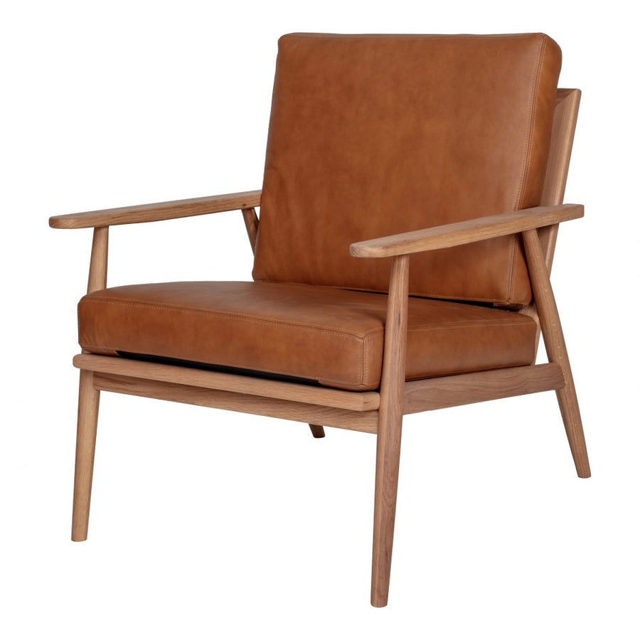 Harper Leather Lounge Chair Tan-Moes-MOE-YC-1017-40-Lounge Chairs-1-France and Son