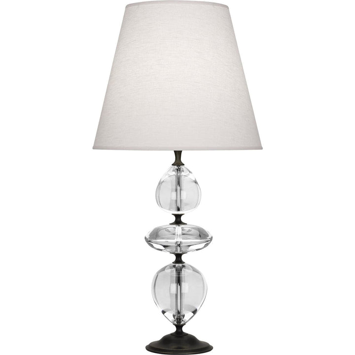 Williamsburg Orlando Table Lamp-Robert Abbey Fine Lighting-ABBEY-Z260-Floor LampsBronze Accent-Shannon Oyster Linen-6-France and Son