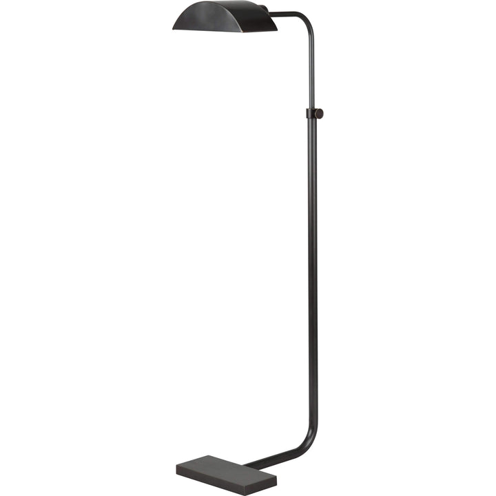 Koleman Adjustable Task Floor Lamp-Robert Abbey Fine Lighting-ABBEY-Z461-Floor LampsDeep Patina Bronze-3-France and Son