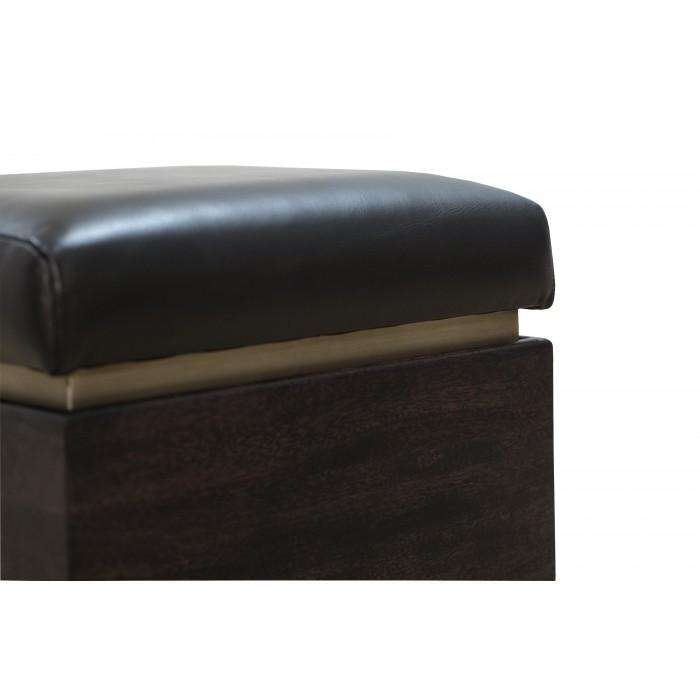 Stein Storage Ottoman - Leather-France & Son-FUO0073-Stools & Ottomans-3-France and Son
