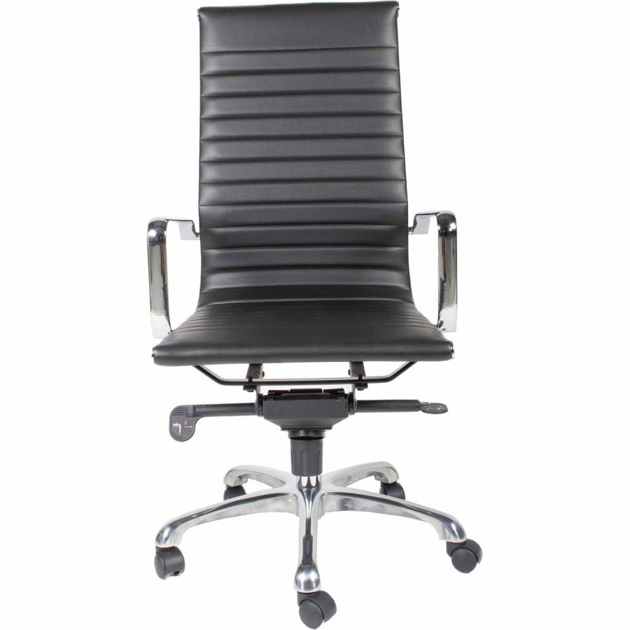 Omega Swivel Office Chair High Back Black-Moes-MOE-ZM-1001-02-Task Chairs-1-France and Son