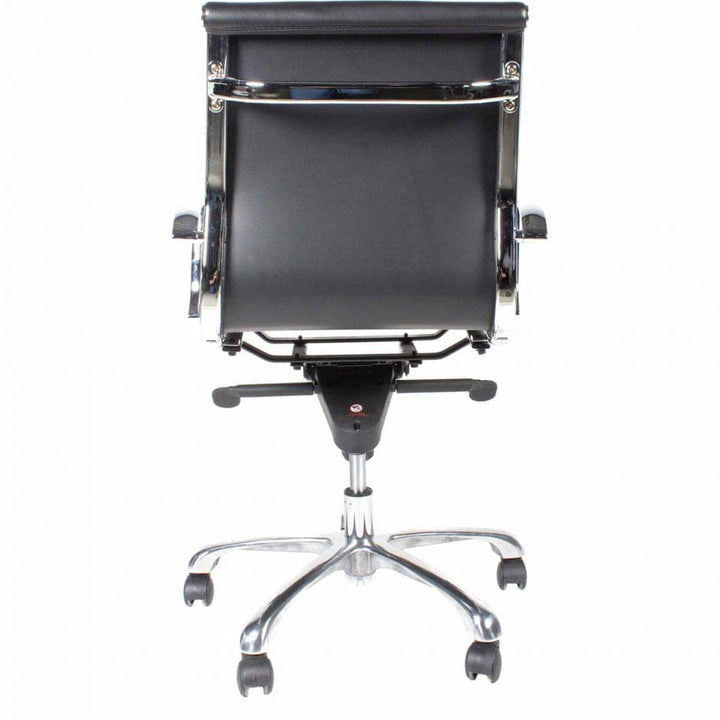 Omega Swivel Office Chair Low Back Black