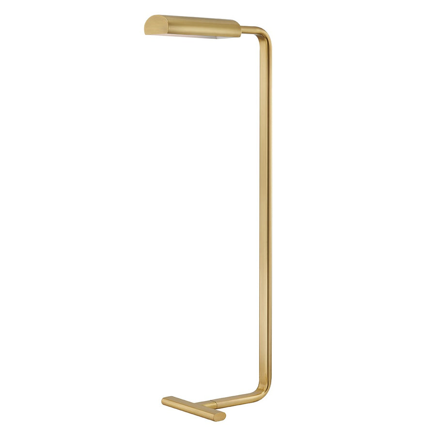 Renwick Floor Lamp-Hudson Valley-HVL-L1518-AGB-Floor LampsAged Brass-1-France and Son