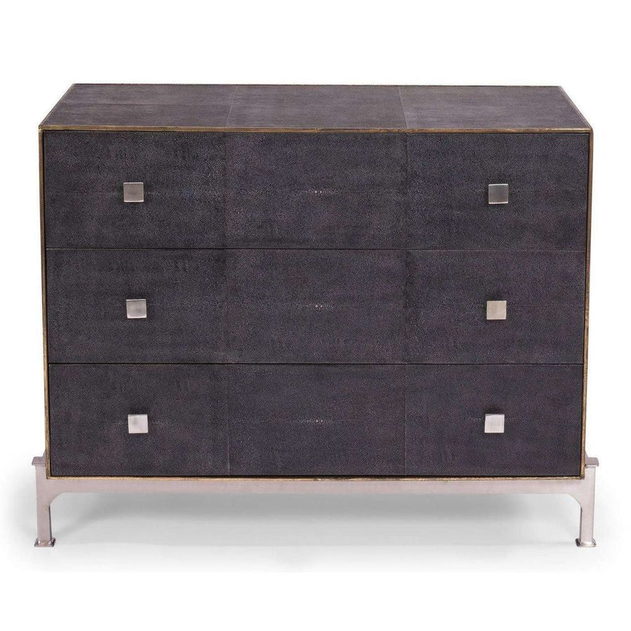 grey color dresser Wynnlow Levin Furniture drawer dresser features English dovetail construction Buckley - Modern Grey Crackle