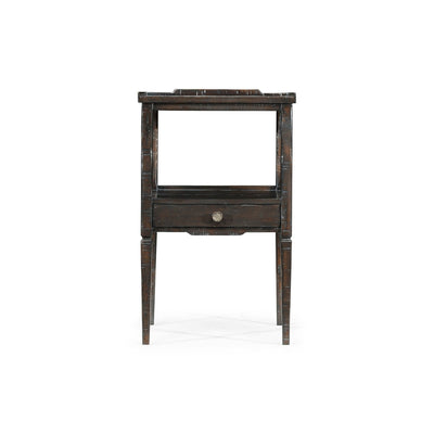 Casual Square Lamp Table-Jonathan Charles-JCHARLES-491023-CFW-Side TablesCountry Walnut-22-France and Son