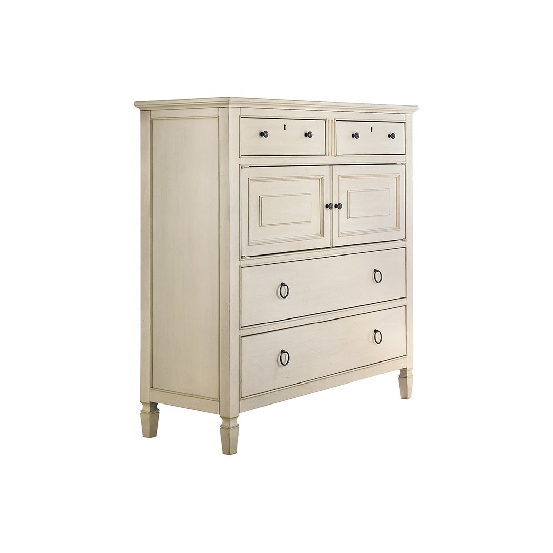 Summer Hill Collection - Dressing Chest-Universal Furniture-UNIV-987175-DressersCotton Cream-5-France and Son