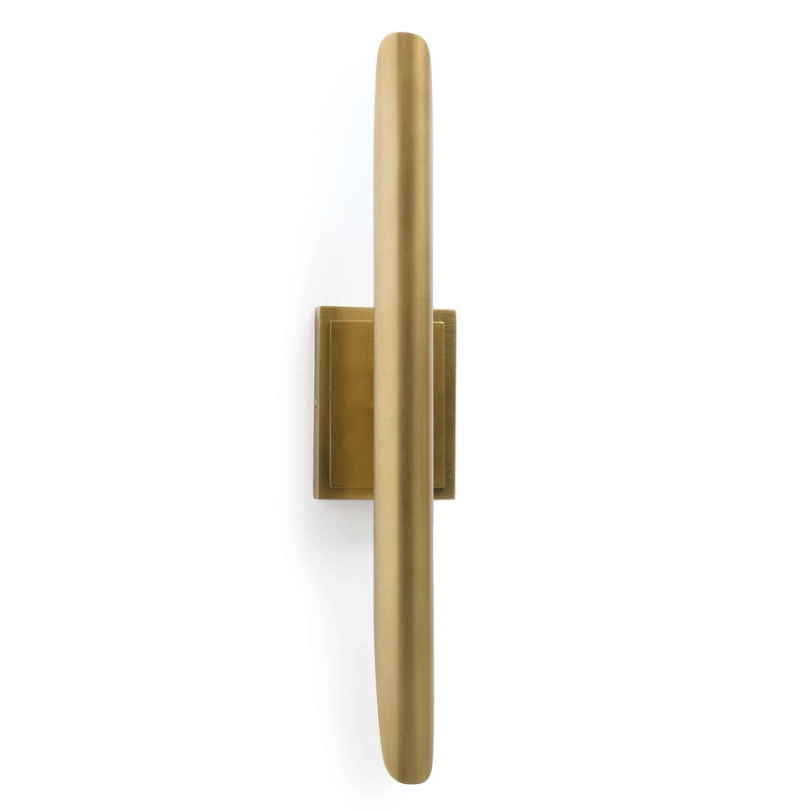 Redford Sconce (Natural Brass)-Regina Andrew Design-STOCKR-RAD-15-1045NB-Wall Lighting-1-France and Son