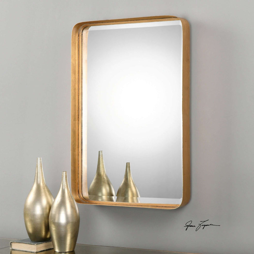 Crofton Antique Gold Mirror-Uttermost-UTTM-13936-Mirrors-2-France and Son