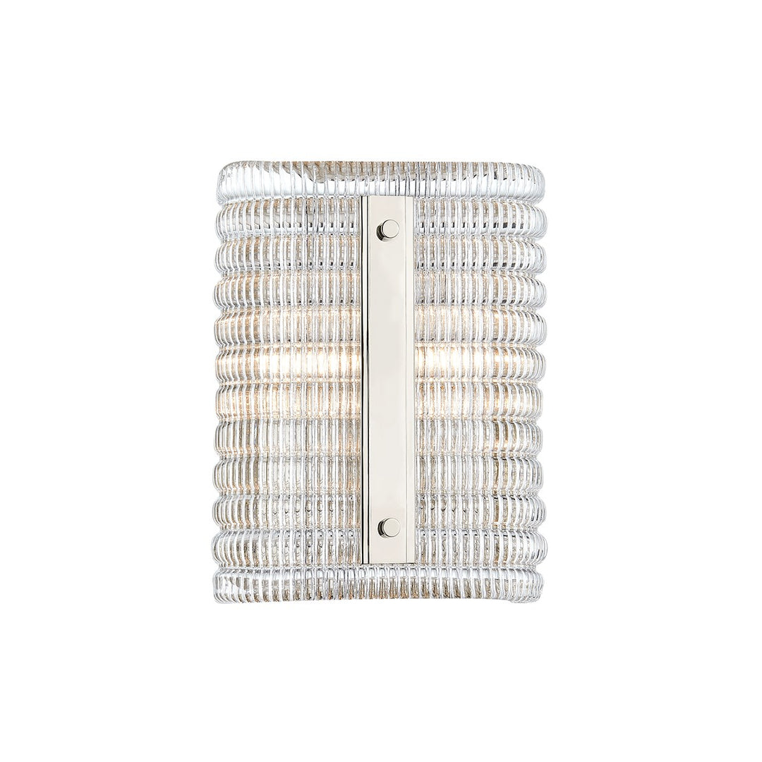 Athens Wall Sconce Small-Hudson Valley-HVL-2852-PN-Wall LightingPolished Nickel-3-France and Son