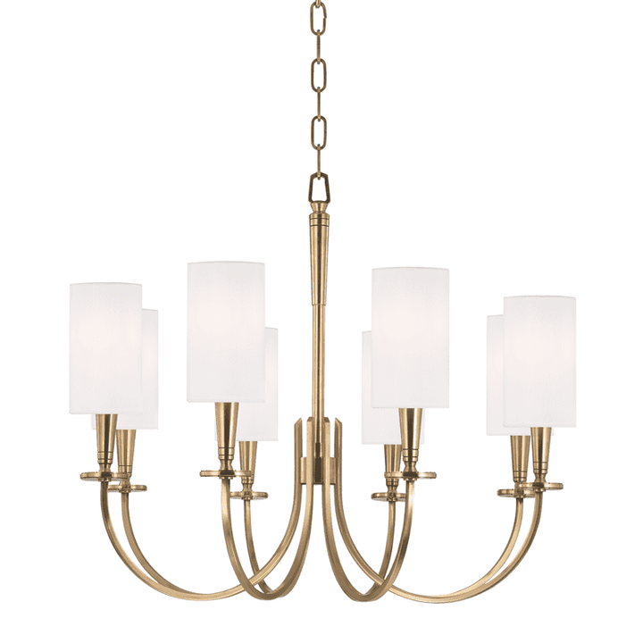 Mason Chandelier-Hudson Valley-HVL-8028-AGB-ChandeliersAged Brass-8Lt-3-France and Son