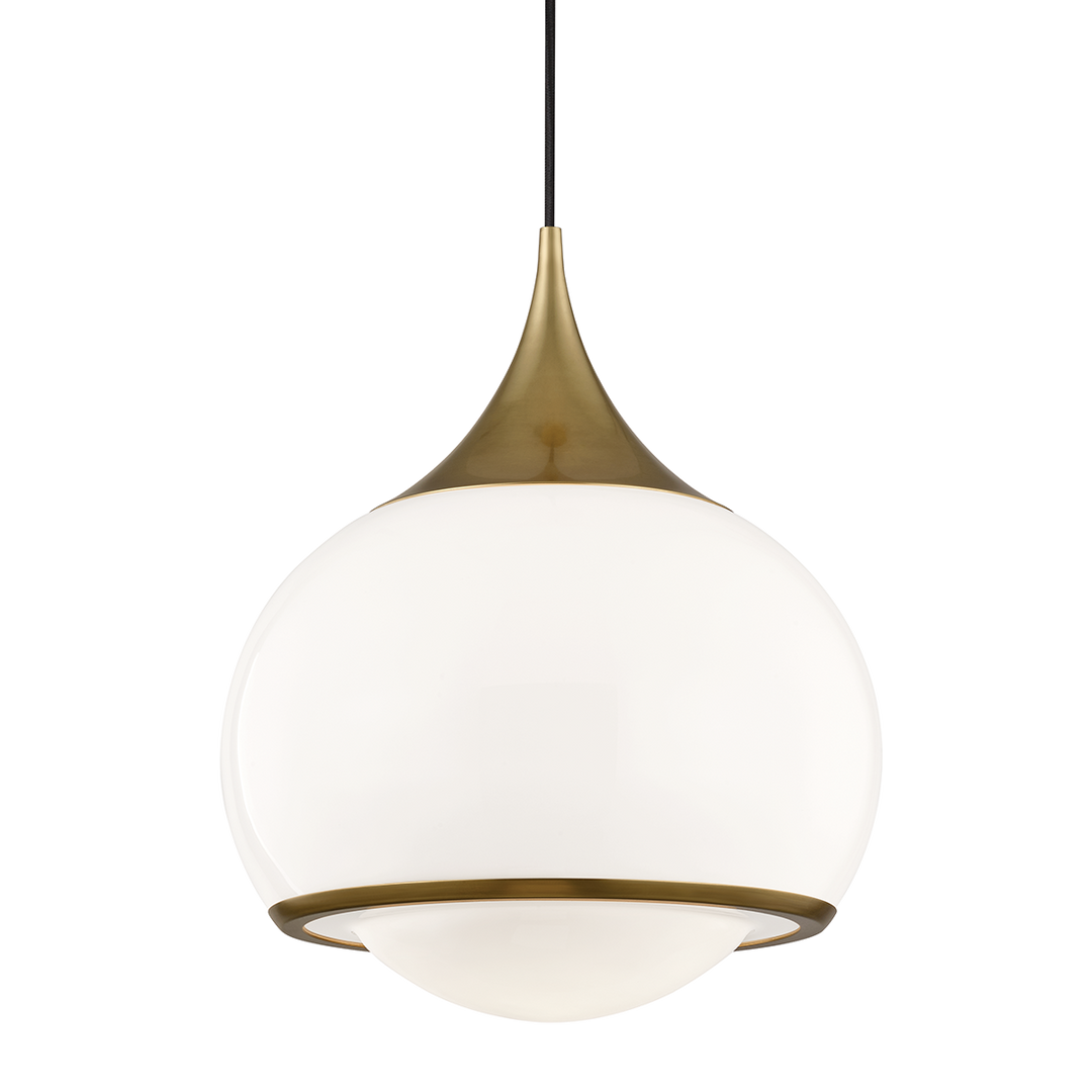 Reese 1 Light Pendant-Mitzi-HVL-H281701L-AGB-PendantsAged Brass-Large-1-France and Son