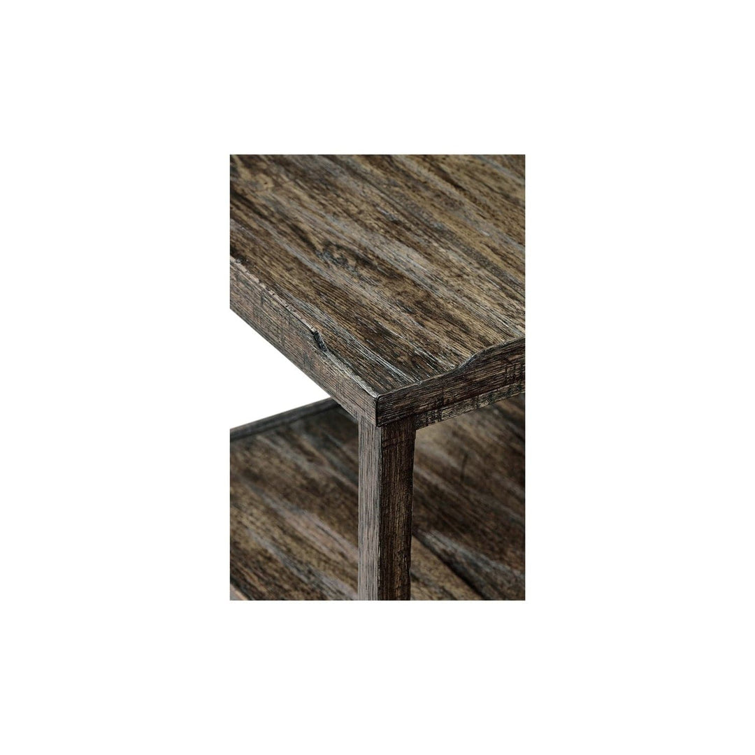 Casual Rectangular Side Table-Jonathan Charles-JCHARLES-491020-CFW-Side TablesCountry Walnut-13-France and Son