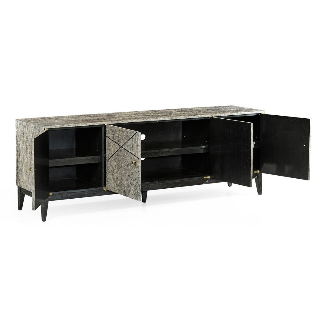 Geometric Entertainment Cabinet-Jonathan Charles-JCHARLES-500334-DFO-Media Storage / TV Stands-3-France and Son