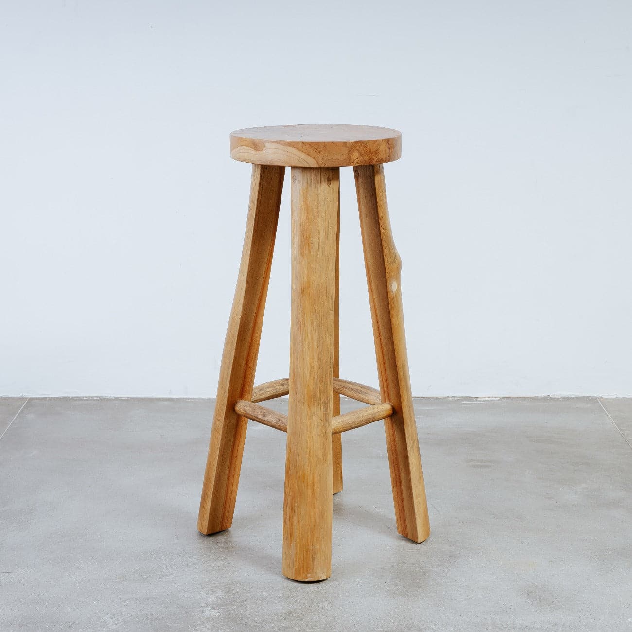 Teak discount bar stool