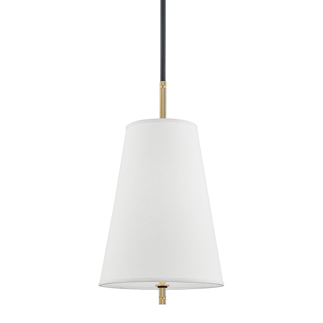 Bowery 1 Light Pendant-Hudson Valley-HVL-3715-AOB-PendantsAged Old Bronze-1-France and Son