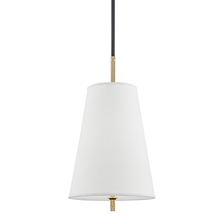 Bowery 1 Light Pendant-Hudson Valley-HVL-3715-AOB-PendantsAged Old Bronze-1-France and Son