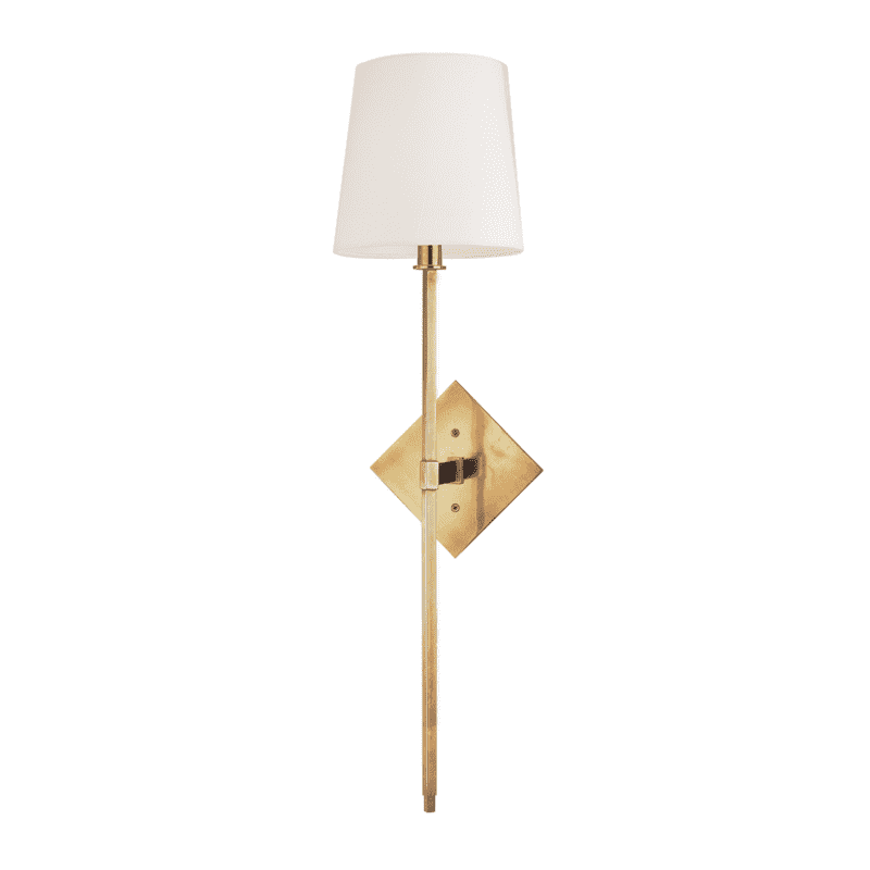 Cortland 1 Light Wall Sconce-Hudson Valley-HVL-211-AGB-Wall LightingAged Brass-1-France and Son