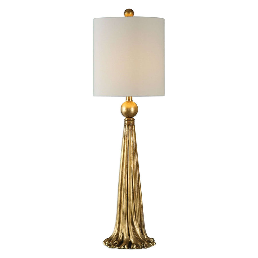Paravani Metallic Gold Lamp-Uttermost-UTTM-29382-1-Floor Lamps-1-France and Son
